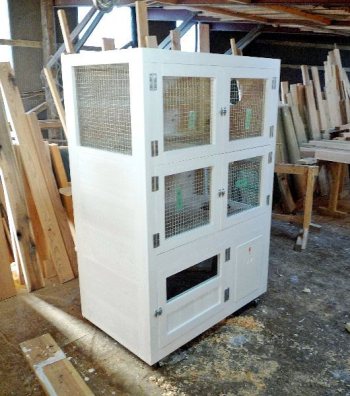 犬小屋製作工房K - 猫ハウス2匹用